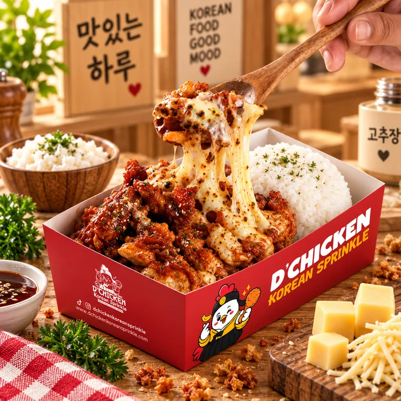 Nasi Hot Korean Smoke Mozza